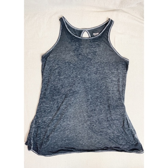 Mossimo Open Back Black Tissue Tank - Picture 2 of 5